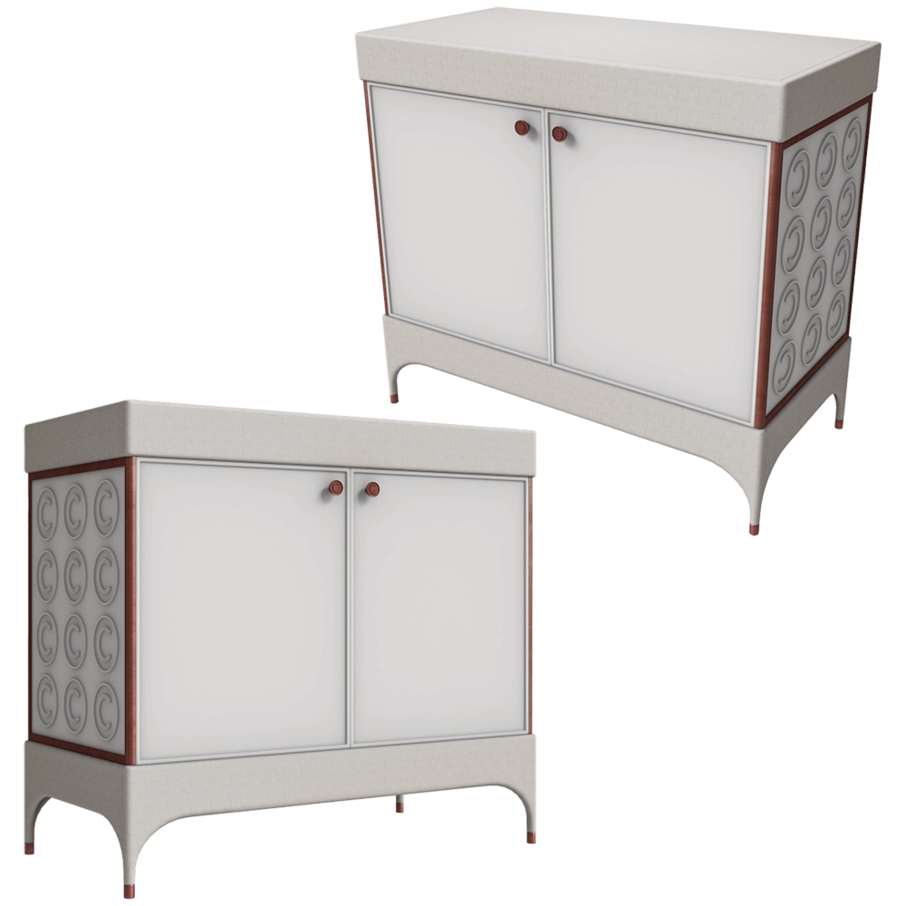 CPRN HOMOOD - Bar cabinet Art.OD1027 3D Model