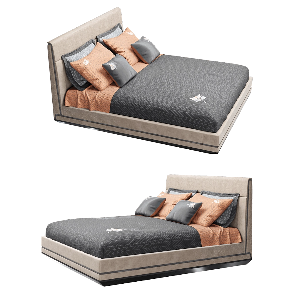 CPRN HOMOOD - Bed Art.D601 3D Model
