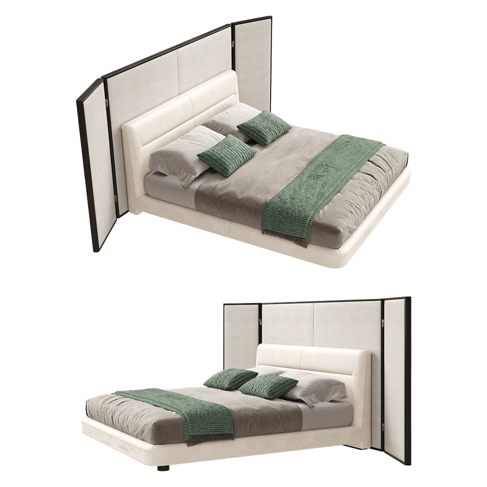 CPRN HOMOOD - Bed Clermont 2 3D Model