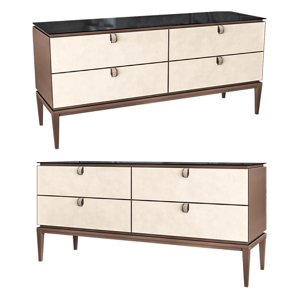 CPRN HOMOOD - Chest of drawers Art.D611L 3D Model