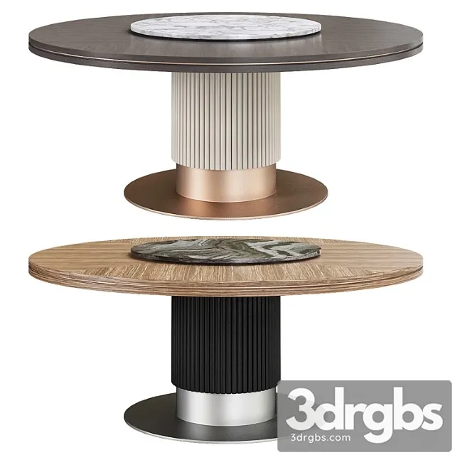 CPRN Homood Cocon Round Dining Table 3D Model Free