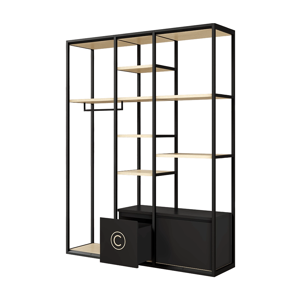 CPRN HOMOOD - Shelving Art.S512 3D Model