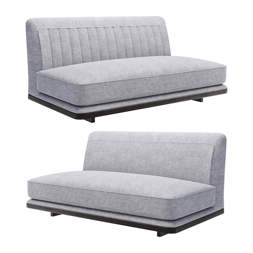 CPRN HOMOOD - Sofa Pierre Straight central 3D Model