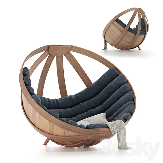 Cradle chair 3D Model