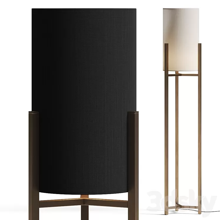 Craftvoll The Tria Floor Lamp 3D Model