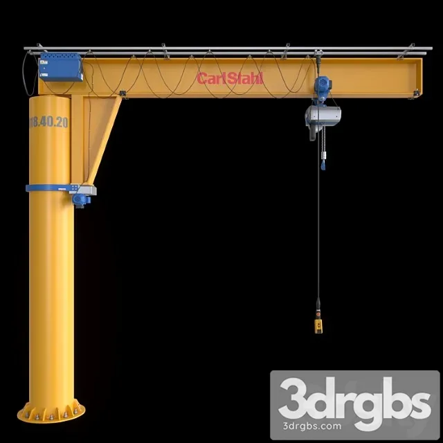 Crane Lift Carlstahl 3D Model Free