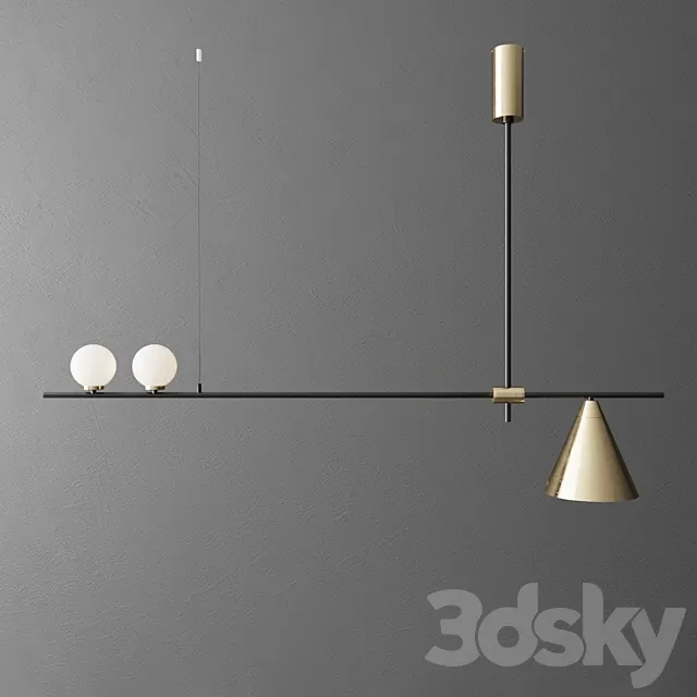 CRANE Pendant light _ Aromas del Campo 3D Model