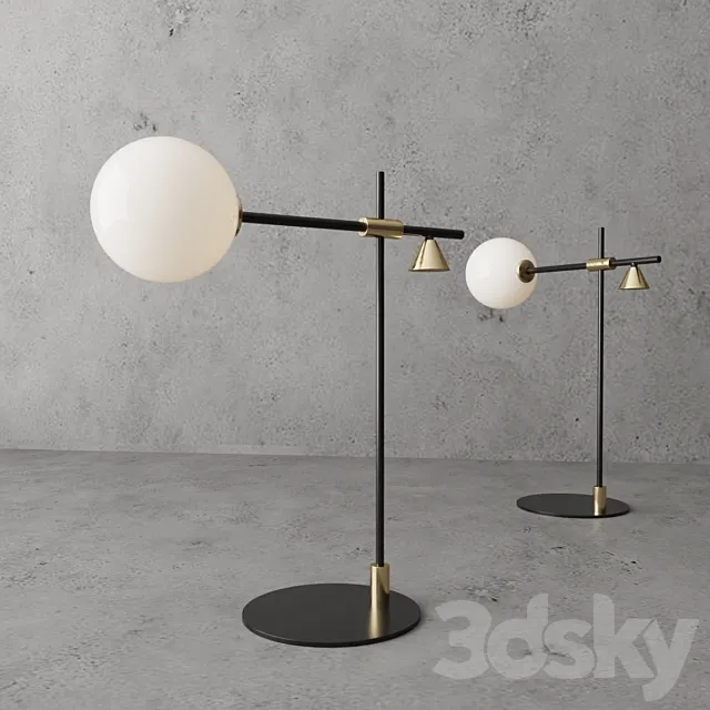 CRANE Table lamp _ Aromas del Campo 3DModel