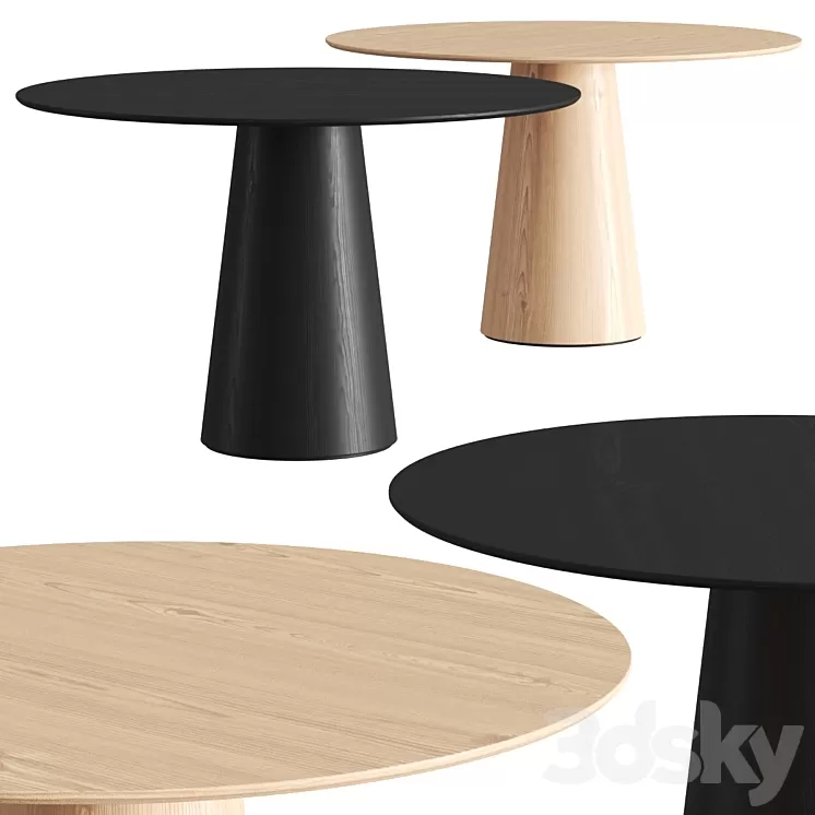 Crassevig Inoko Round Dining Tables 3D Model