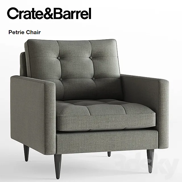 Crate and Barrel _ Petrie Chair 3DModel