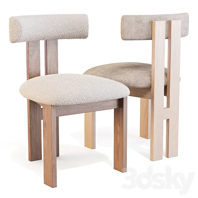 Crate and Barrel: Ceremonie - Dining Chair 3D Model