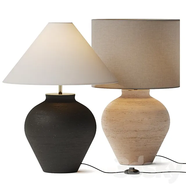 Crate and Barrel Corfu Cream Table Lamp Free Download