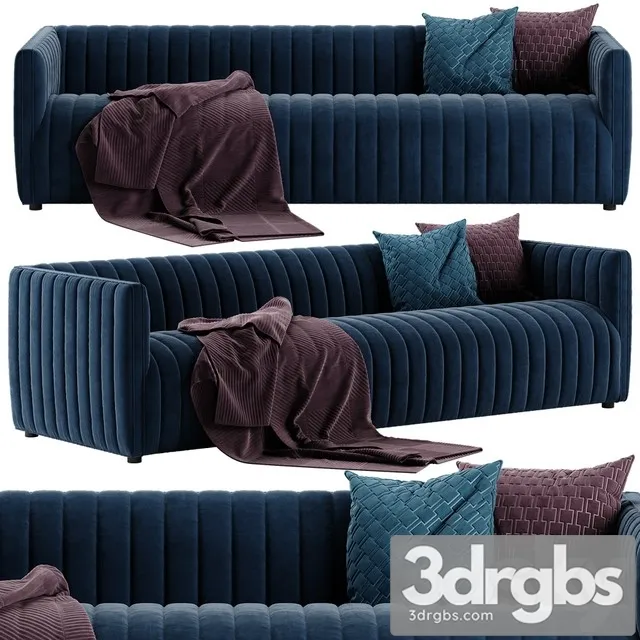 Crate and Barrel Cosima Sofa 3D Model Free