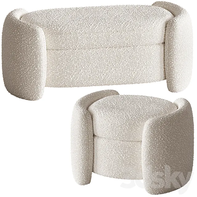 Crate and Barrel Fernie 3D Model