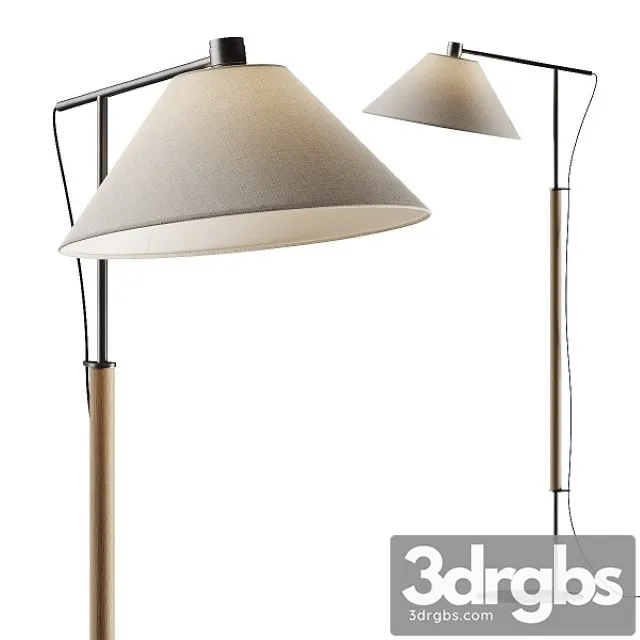 Crate and Barrel Luka Petite Directional Floor Lamp 3D Model Free
