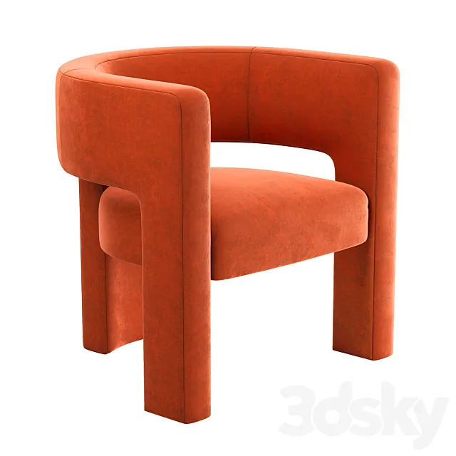 Crate and Barrel - Sculpt Chair 3DModel