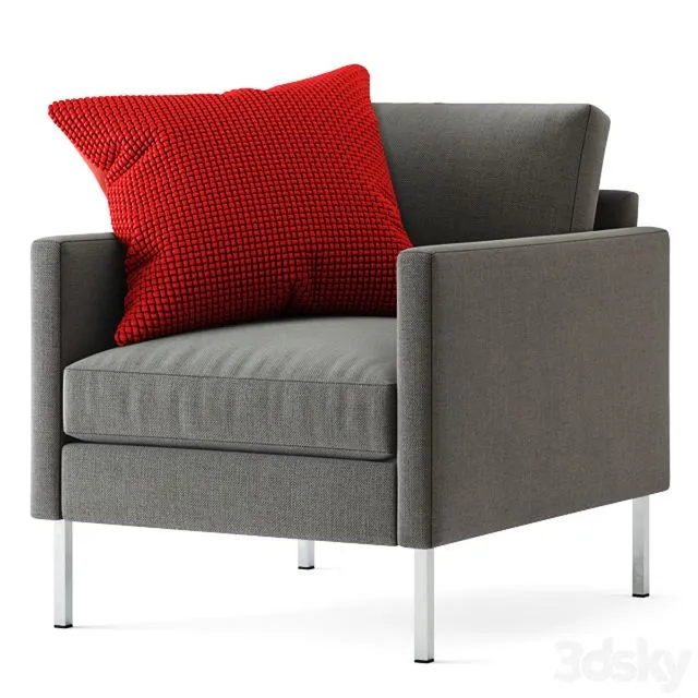 Crate and Barrel Studio Series Customizable Chair 3D Model