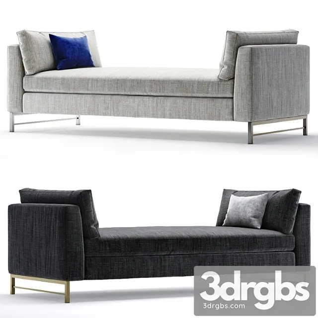 Crate and barrel tyson daybed 2 3D Model Free