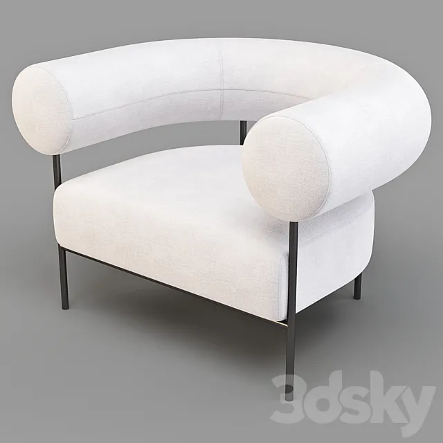 Crate and Barrel: Williams - ArmChair 3DModel