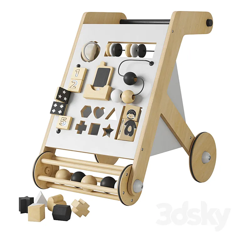 Crate and Barrel Wonder and Wise Activity Baby Push Walker Free Download