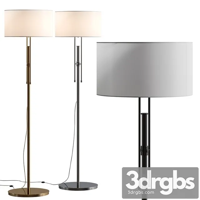 Crate & barrel cameron adjustable floor lamp 3D Model Free