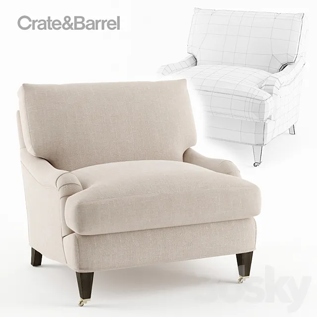Crate & Barrel Essex Chair 3DModel