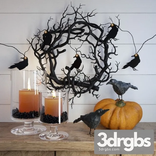 Crate Barrel Haunted House 3D Model Free