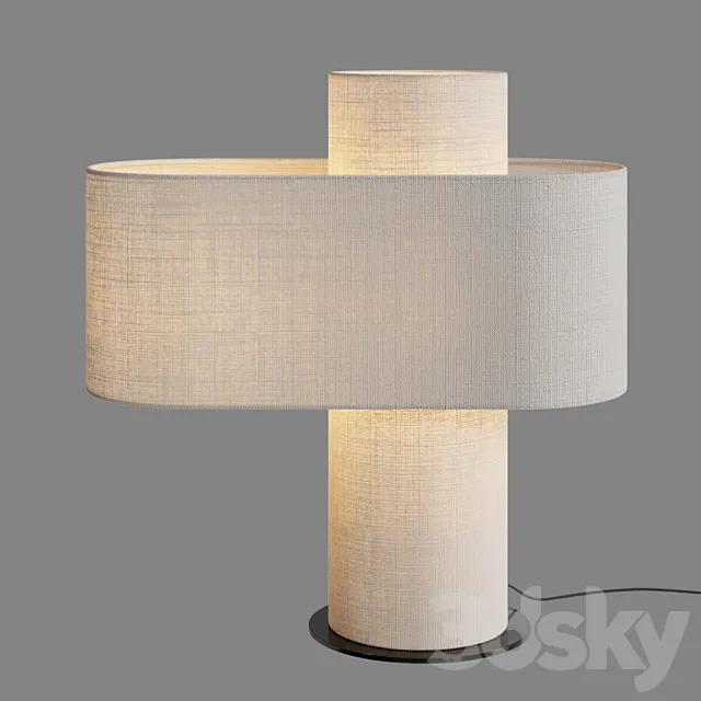 CRATE & BARREL Heron Glowing Table Lamp 3DModel