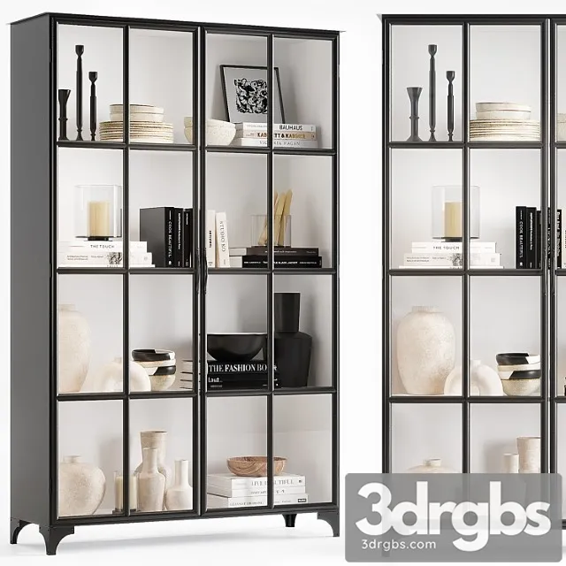 Crate Barrel Kedzie Cabinet 3D Model Free