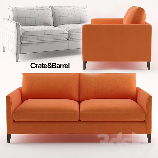 Crate & Barrel - Klyne Sofa 3D Model