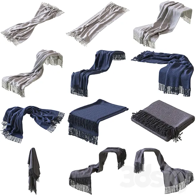 Crate & Barrel Landyn Throw 3DModel