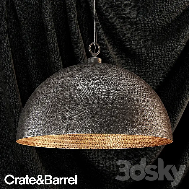 crate & barrel rodan pendant light 3DModel