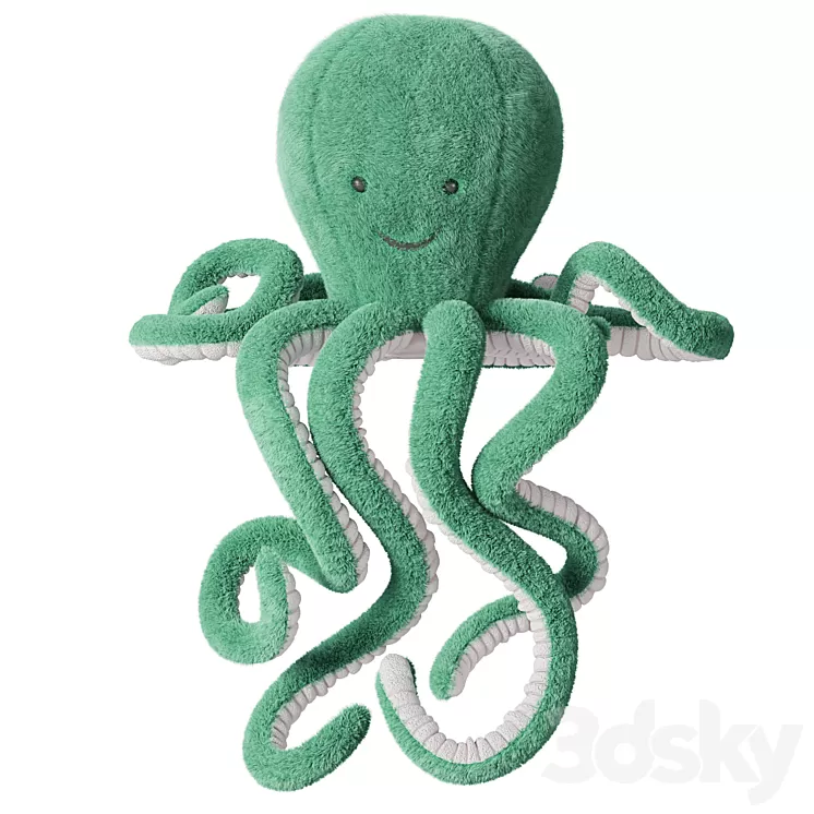 Crate & Kids Jellycat Storm Octopus Large for shelf