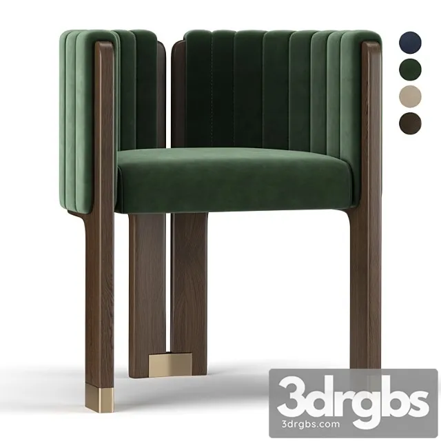 Crawford Dining Chair By Mezzo 3D Model Free