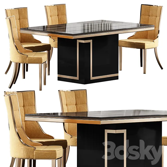 Cream marble dining table Free Download