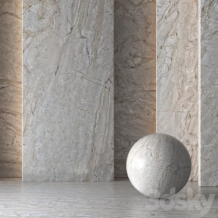 Cream Marble Material 8K (Seamless Tileable) No 101 3D Model Free