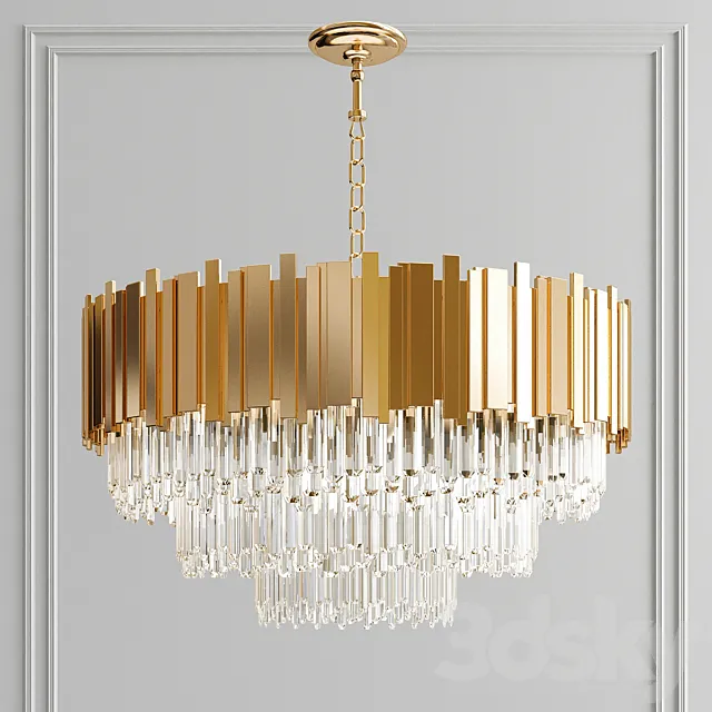 Creative crystal chandelier 3D Model