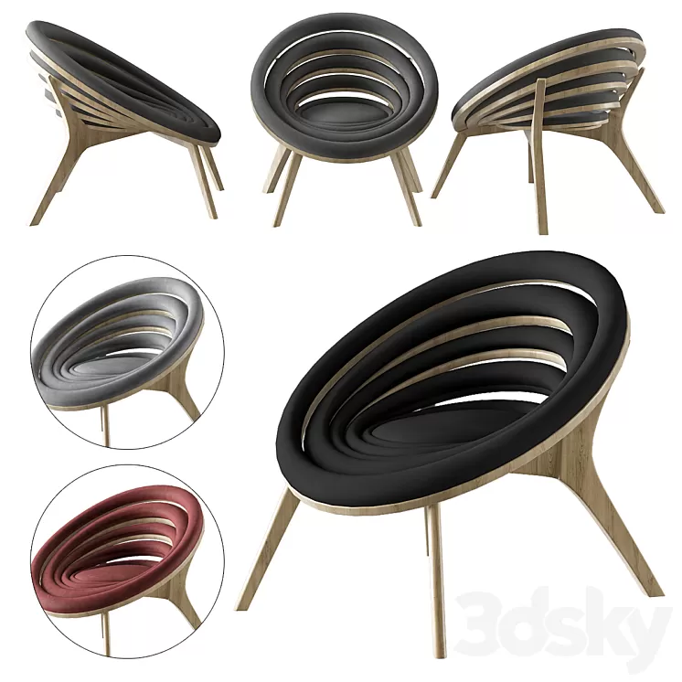 Creative outdoor chair 3D Model