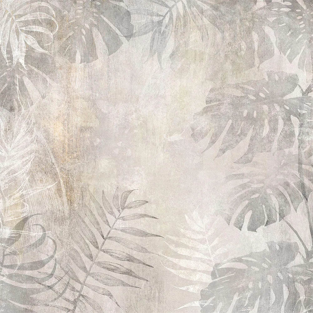 Creativille - 4242B Grunge tropical leaves 3D Model