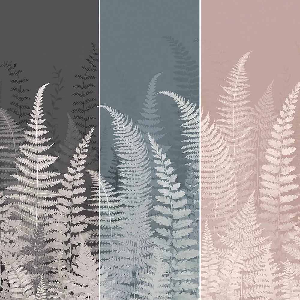 Creativille - Wallpaper 422365 white leaves of fern 3D Model