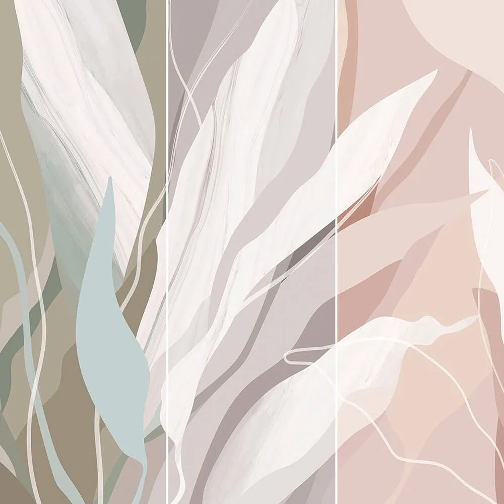 Creativille - Wallpaper 45438 abstract leaves 3D Model