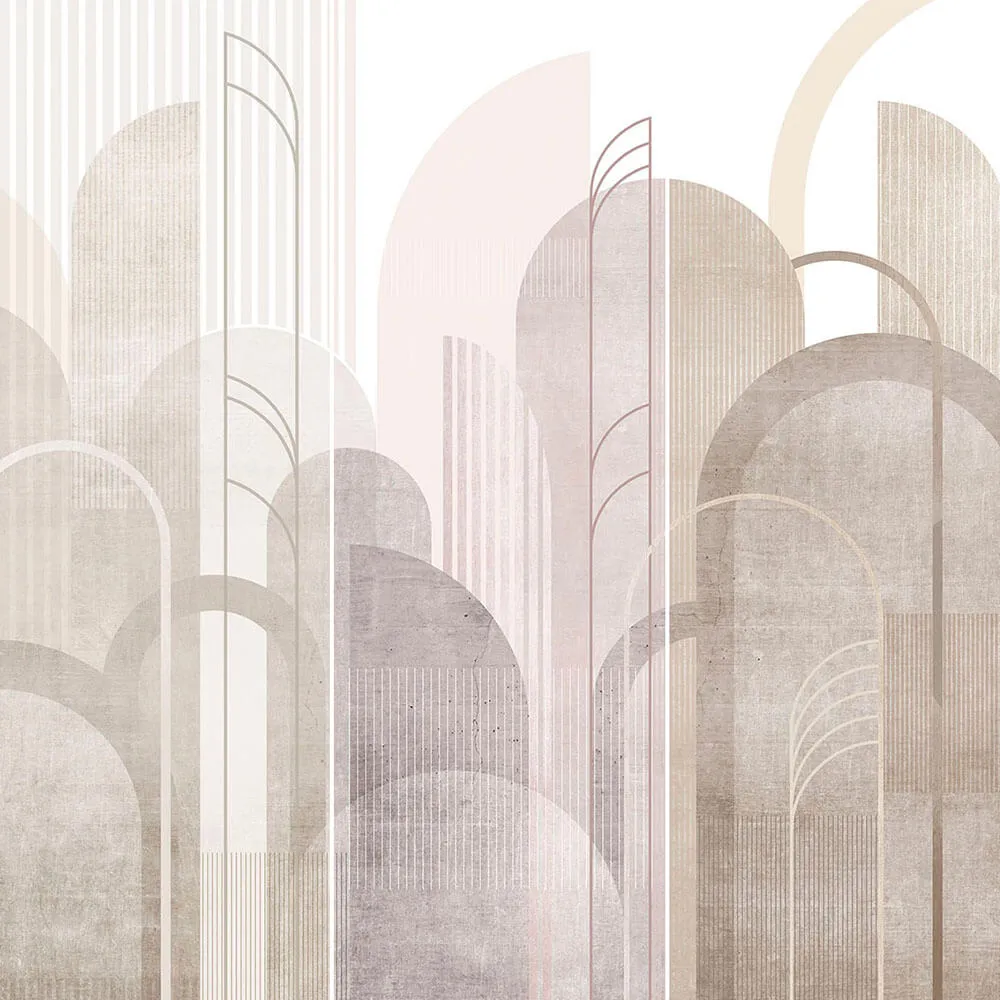 Creativille - Wallpaper 8070 arches and stripe 3D Model