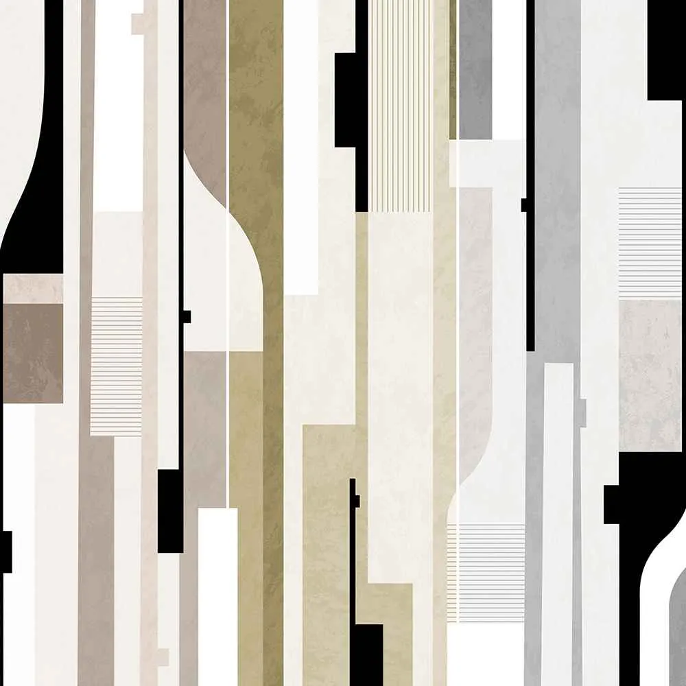 Creativille - Wallpaper 8130 geometry with stripes 3D Model