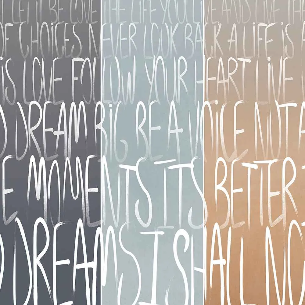 Creativille - Wallpaper 8375 inspiring words 3D Model