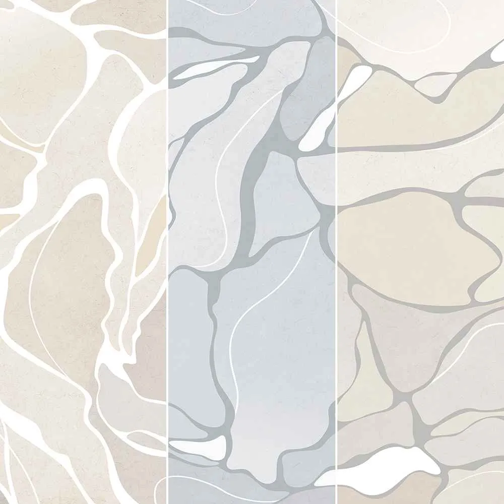 Creativille - Wallpaper 8520 flowing shapes 3D Model