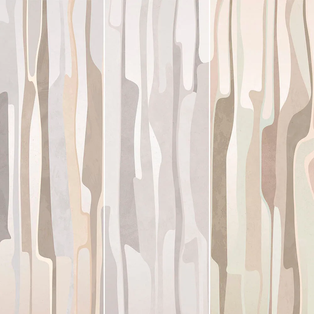 Creativille - Wallpaper 8530 soft vertical shapes 3D Model
