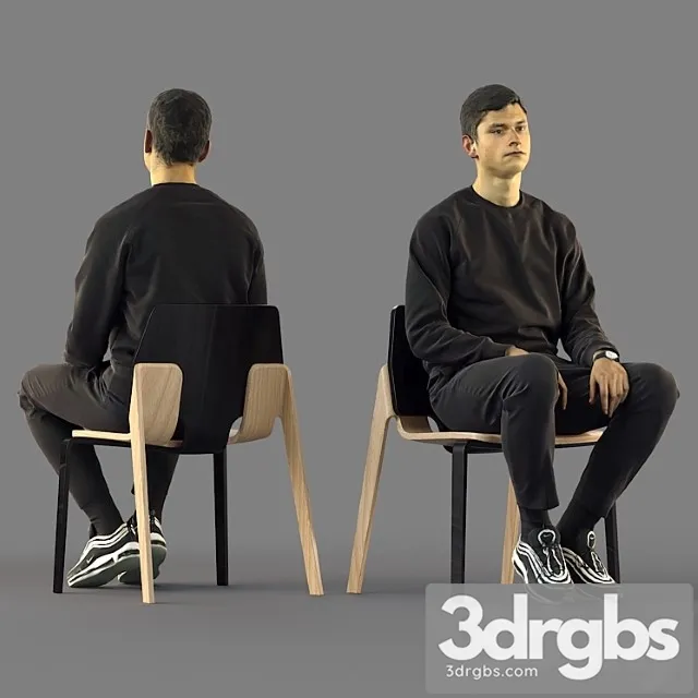 Creature 3d scan man 11 3D Model Free