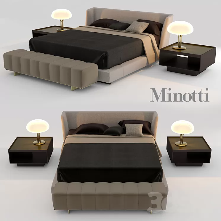 creed bed 3D Model