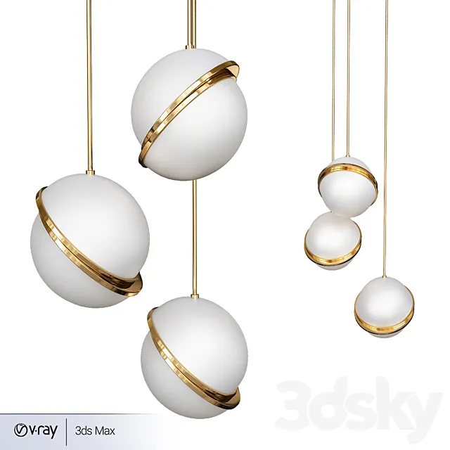 CRESCENT CHANDELIER 3DModel