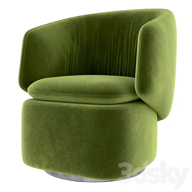 Crescent swivel chair 3DModel